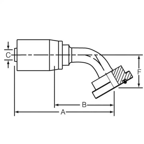 DAYCO 100269 60 OR FLANGE SAE CODE 61