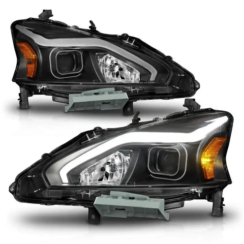 ANZO 121569 PROJECTOR HEADLIGHTS W/ LIGHT BAR B