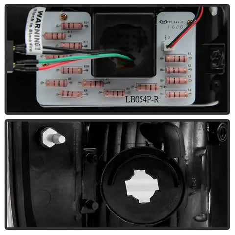 Spyder Automotive 5083296 Tail Light Assembly LED Smoke Lens Black Housing Uses O