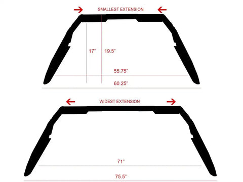 ARMORDILLO 8707777 ARMORDILLO CRZ CHASE RACK FOR MID S