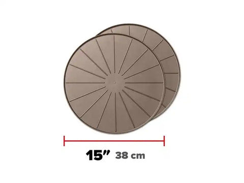 WEATHERTECH 8A15CST2PKTN 15IN ROUND COASTERS - TAN -