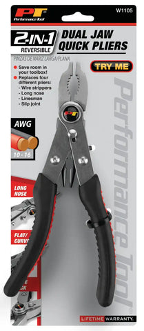 2-IN-1 DUAL JAW QUICK PLIERS