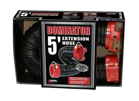 Valterra D04-0205 Sewer Hose; Dominator 5 Foot Length Extension Hose
