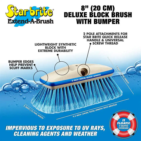 MEDIUM DLX.BRUSH BLUE 8'