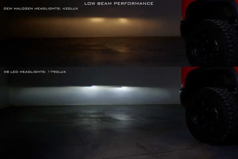 MORIMOTO LF547 XB LED HEADLIGHTS: CHEVROLET SILVER