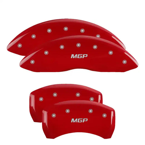 SET OF 4 CALIPER COVERS  ENGRAVED F