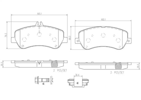 DISC BRAKE PAD SET