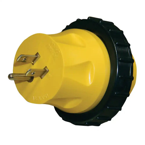 AP Products 16-00594 Power Cord Adapter 15 Amp To 30 Amp Yellow 15 Amp Plug 5-15P/