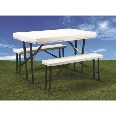 PICNIC TABLE W/NESTING BENCHES 44
