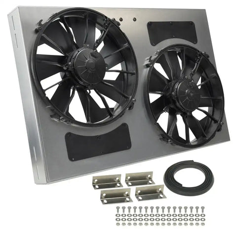 DERALE 16837 FAN RADIATOR ASSEMBLY