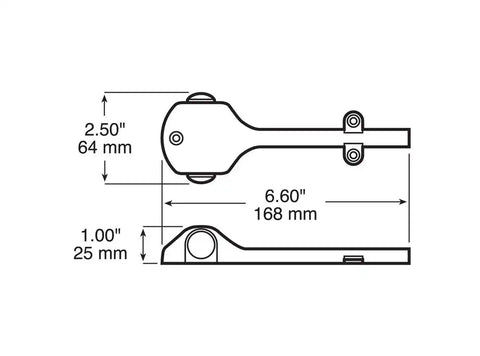 PETERSON MFG M277K LED FENDER MOUNT COMBO-RI