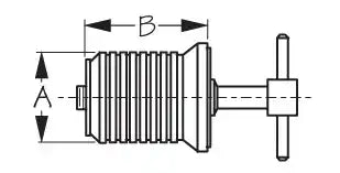 SEA DOG 520080-1 BRASS TEE HANDLE DRAIN PLUG -