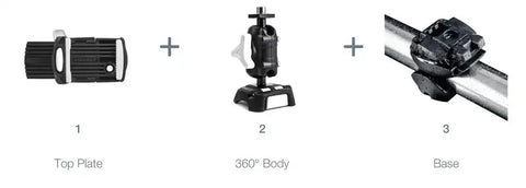 SCANSTRUT RLS-509-402 ROKK MINI PHONE MOUNT KIT WITH RAIL