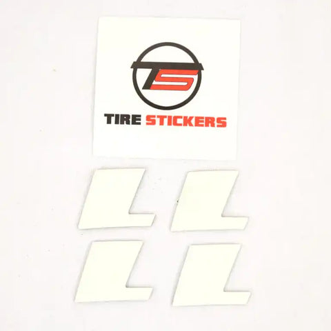 TIRE STICKER 9766020111 LETTER L 4 PACK & FILM