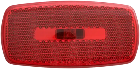 RECT REF/CL/MARK LIGHT T-I RED
