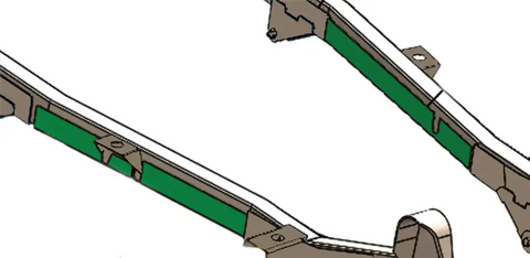 KENTROL RB2014R FRAME REPAIR FOR SKID PLATES