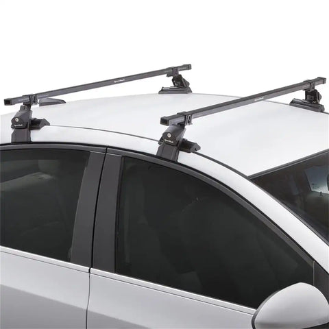 SportRack SR1010 Roof Rack Direct Fit Clamps to Roof Rail Black Steel Set of 2