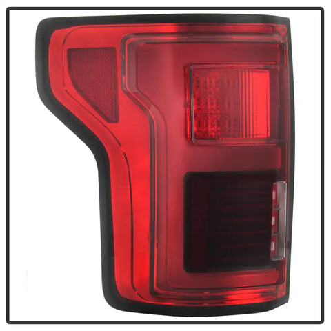 Spyder Automotive 5085320 Tail Light Assembly LED Clear/ Red Lens Bar Style Chrom