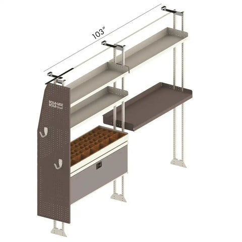 ROLACASE RSFMHRLS- DR VAN SHELVING LOCKSMTIH BIN PACKAGE