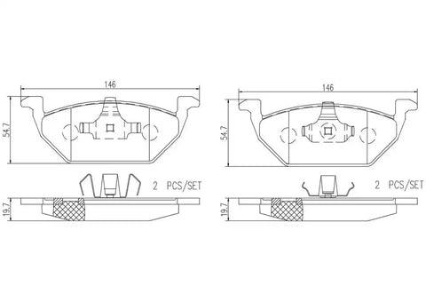 DISC BRAKE PAD SET