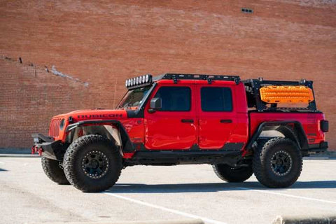 ROAD ARMOR 520RRS56B GLADIATOR MODULAR ROOF RACK Jeep Gladiator With Naked Roof