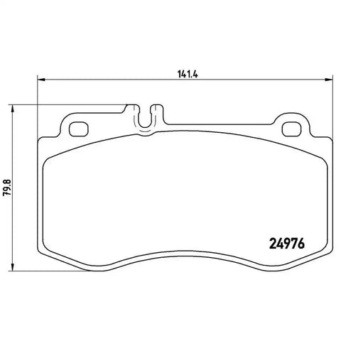 DISC BRAKE PAD SET