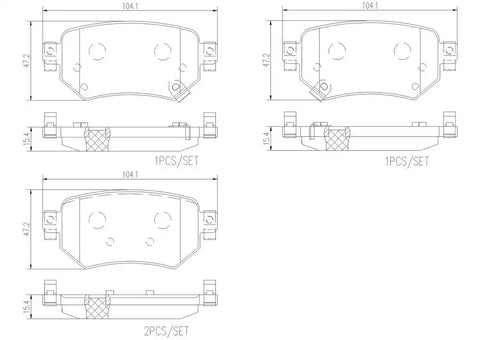 DISC BRAKE PAD SET