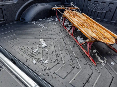 Husky Liner 16000 Bed Mat Direct-Fit Without Raised Edges Black Rubber Tailgate