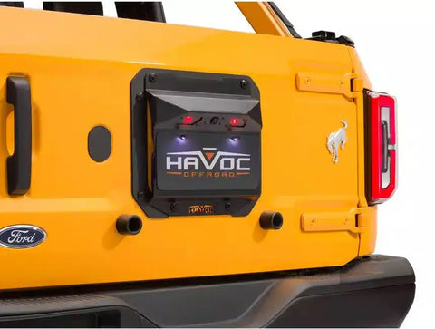 Havoc Offroad HFB-05-009 License Plate Relocation Kit Relocates License Plate To OEM