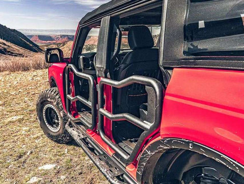 Havoc Offroad HFB-10-003 Door Tubular Lower Half Rotary Latch Textured Black Ste