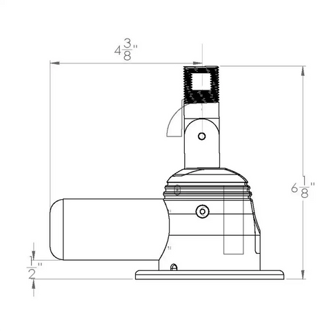 TACO METALS GS-950 ELECTRIC MOUNT W/ MASTHEAD ANCHOR