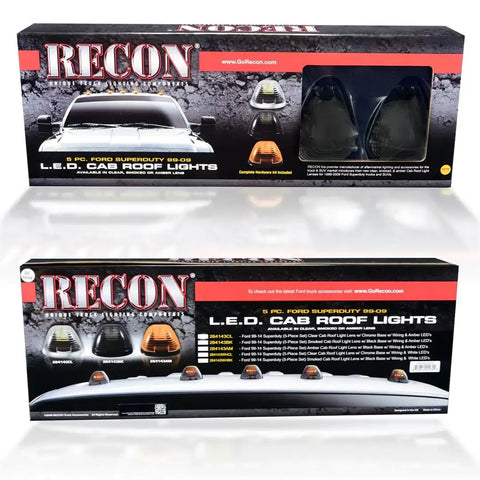 RECON ACCESS 264143WHBK CAB LIGHTS - FORD 99-16 SUPERDUTY