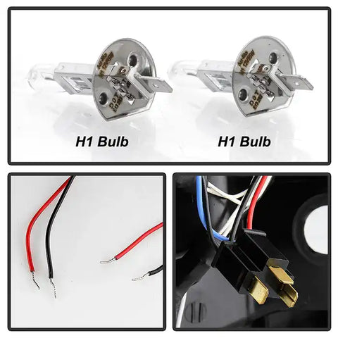 Spyder Automotive 5011916 Headlight Assembly Signature Series Projector Beam With L