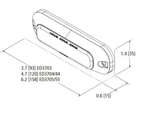 DIRECTIONAL 3 LED SURFACE MOUNT  12