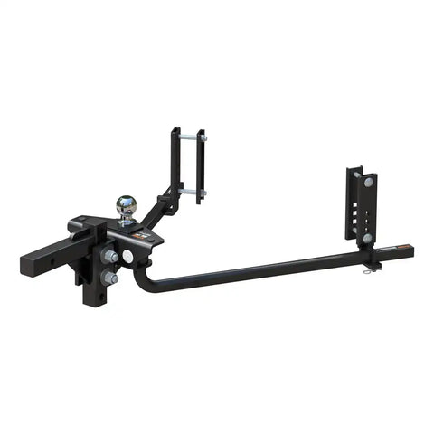 CURT 17601 TruTrack 2P Weight Distribution Hitch with 2x Sway Control, 8-10K