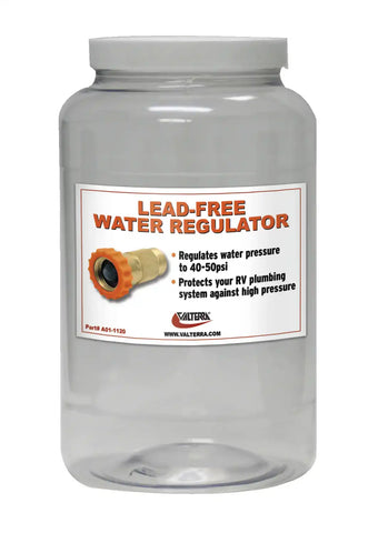 EMPTY JAR W/LABEL - WATER REGULATOR