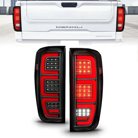 ANZO USA 311459 Tail Light Assembly LED Clear Lens Black Housing Red Brake Light/