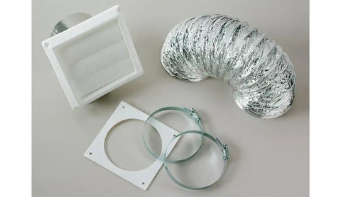 4' VENT KIT W/LOUVERED CO