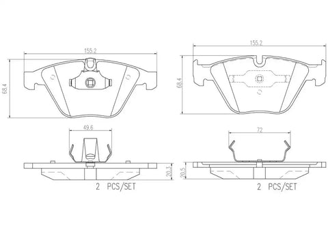 DISC BRAKE PAD SET