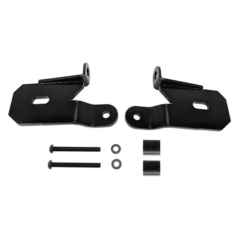 KC HILITE 7318 JEEP JL; A-PILLAR BRACKET SET BLK
