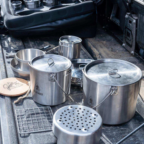 Decked AD23PATHFINDERCOOKINGKIT Cookware Set Pathfinder Stainless Steel 7-1/2 Inch