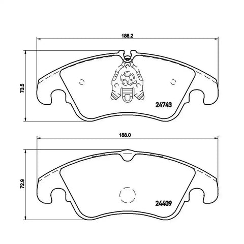 DISC BRAKE PAD SET