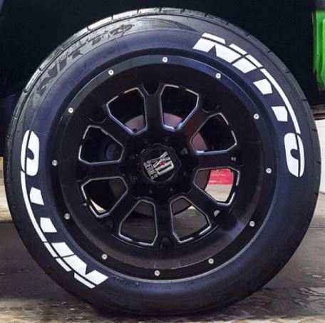 TIRE STICKER 9766020692 NITTO-8 -1.25-W