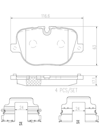 DISC BRAKE PAD SET