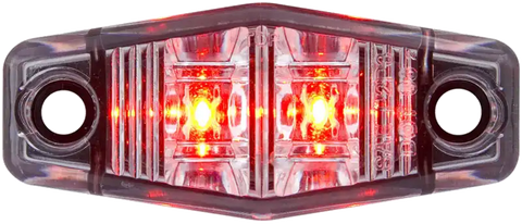LED MARK W/ CLEAR LENS;MINI;RED