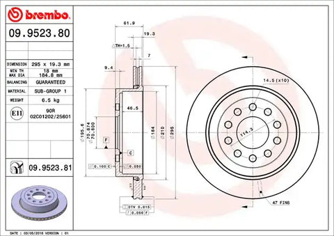 DISC BRAKE ROTOR