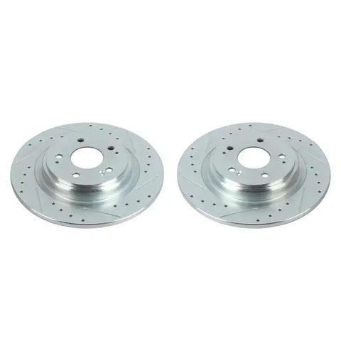 POWERSTOP JBR1781XPR DRILLEDSLOTTED ROTOR PAIR