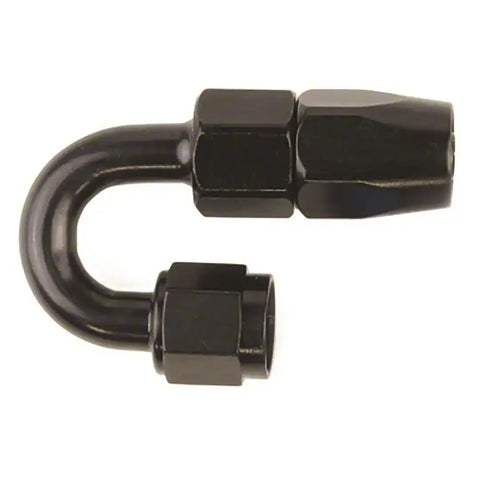 -6AN X 180  BLK PUSH-ON HOSE END