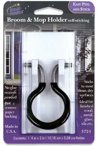 BROOM / MOP HOLDER 1PK