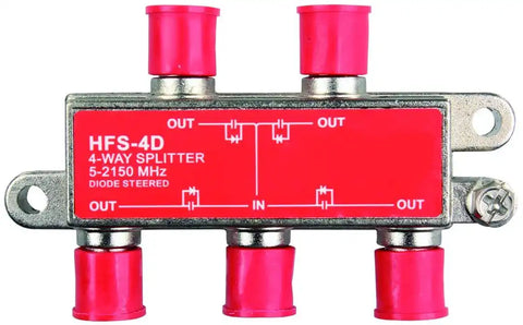 4-W 2.4 GHZ HD/SAT SPLTR